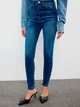 Джинси Skinny жіночі Trendyol TWOAW25JE00000 34 Сині (8683049980827) - зображення 3