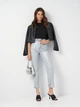 Джинсы Regular Fit женские It's Oreo 5594 40 Голубые с серебристым (ROZ6501011645) - изображение 3
