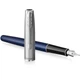 Ручка перова Parker SONNET Essentials Metal Blue Lacquer CT FP F - зображення 3