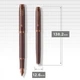 Ручка перова Parker IM Professionals Monochrome Burgundy FP F - зображення 7