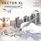 Ручка перова Parker VECTOR XL Metallic Silver Blue CT FP M - зображення 6