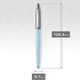 Ручка шариковая Parker JOTTER Originals Arctic Blue CT BP - изображение 6