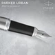 Ручка перова Parker URBAN Metro Metallic CT FP M - зображення 5