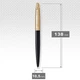 Ручка шариковая Parker JOTTER XL Matt Black Gold GT BP - изображение 2