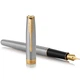 Ручка перова Parker SONNET Stainless Steel GT FP F - зображення 3