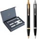Подарочный набор Parker IM Black GT BP + CT BP (2 шариковые ручки) - изображение 1