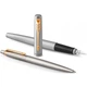 Набір Parker JOTTER Stainless Steel GT FP+BP (металеві перова та кулькова ручка) - зображення 2