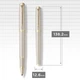 Ручка ролерна Parker IM Professionals Monochrome Champagne RB - зображення 6