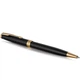 Ручка шариковая Parker SONNET Black Lacquer GT BP - изображение 2
