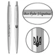 Ручка кулькова Parker JOTTER UKRAINE Stainless Steel CT BP Тризуб + Все буде Україна! - зображення 1