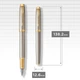 Ручка перьевая Parker IM Premium Warm Silver GT FP F - изображение 7