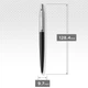 Ручка кулькова Parker JOTTER UKRAINE Bond Street Black CT BP Тризуб - зображення 6