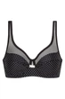 Бюстгальтер Soft DIM 3983 impr.noir pl. 90D черный - изображение 5