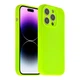 Чохол Silicone Case Full Size with Frame для iPhone 14 Pro Max Колір 45.Army Green - изображение 3