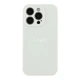 Чохол Silicone Case Full Size with Frame для iPhone 14 Pro Max Колір 45.Army Green - изображение 12