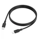 Кабель синхронизации Borofone BX113 Silicone 60W/3A Type-C to Type-C 1 м Black (35601_3347269) - изображение 1