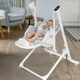 Стільчик-качеля 3 в 1 CARRELLO Triumph (Каррелло Триумф) CRL-10302 Grey / Cloud Grey Заколисуючий центр сенсорна панель - зображення 4