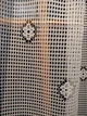Тюль жаккард короткая белая и коричневая на отрез 200*100см - изображение 3