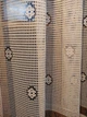 Тюль жаккард короткая кремовая и коричневая на отрез 200*100см - изображение 4