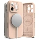 Чохол Ringke Silicone Magnetic для iPhone 16 Pro Pink Sand with MagSafe (8809961789960) - зображення 1