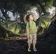 Детские светящиеся Крылья на хэллоуин Дракона на батарейках Dinosaur Wing Зеленый - изображение 5