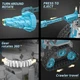 Конструктор на радіокеруванні 5 в 1 Роботи Спецтехніка з підсвіткою Building Block 720 деталей - зображення 4