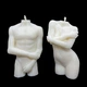 Подарунковий БОКС Ароматизованих свічок Siaivo Store LOVERS XL White - 2 свічки - зображення 1