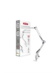 Лампа настольная MAXUS Desk Lamp 10W 3CCT Metal CLIP WH - изображение 1