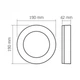 LED светильник ART IP65 круглый VIDEX 15W 5000K Black. VL-BHFR-155B - изображение 3