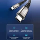 Кабель USB4 Type-C - Type-C PD 240W 8K 40Гбіт/с Thunderbolt 4 0.2 м (CBU4-02) - зображення 3