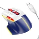 Миша дротова Hoco GM31 Overlord luminous gaming 1200-3600DPI USB 1.4M для ПК/ноутбука ігрова з підсвіткою Білий-Синій - изображение 1