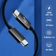 Кабель USB4 Type-C - Type-C PD 240W 8K/60Hz 40Гбіт/с Thunderbolt 4 0.2 м - зображення 2