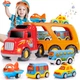 Музичний транспортер 5 в 1 3 4 TEMI Toddler Construction Truck Toys - зображення 1