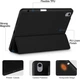 Силиконовый чехол обложка + Pencil Direct Charge + Pencil Holder BBM1 для iPad Air 4 2020/Air 5 2022 10,9"/Air 11" 2024(M2)/2025(M3)/2026(M4) Черный - изображение 4