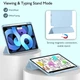 Силиконовый чехол обложка + Pencil Direct Charge + Pencil Holder BBM1 для iPad Air 4 2020/Air 5 2022 10,9"/Air 11" 2024(M2)/2025(M3)/2026(M4) Голубой - изображение 4