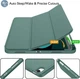 Силиконовый чехол обложка + Pencil Direct Charge + Pencil Holder BBM1 для iPad Air 4 2020/Air 5 2022 10,9"/Air 11" 2024(M2)/2025(M3)/2026(M4) Темно-зеленый - изображение 4