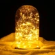 Гирлянда светодиодная Капля росы питание от USB 1 режим теплый свет 200 LED 20 м Золотистый - изображение 4