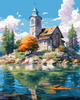 Картина по номерам Часовня у озера 40х50 см Rainbow Art GX47373 - изображение 1