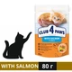 Влажный корм Club 4 Paws для котят с лососем в соусе 80 г (4820083909115) - изображение 1