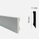 Плинтус из дюрополимера GRANT DECO DSK-7011-1 (70 мм*12 мм) 2,4 м - изображение 2