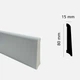 Плинтус из дюрополимера GRANT DECO DSK-7915-1 (80 мм*15 мм) 2,4 м - изображение 2