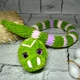 М'яка іграшка ручної роботи в'язана амігурумі Hand Made Змія з плюшу довжина 65 см 202-60-8 - зображення 1