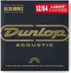 Струни для акустичної гітари Dunlop DAB1254 80/20 Bronze Acoustic Guitar Strings (12-54) - зображення 1