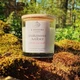 Соевая ароматическая свеча Oakmoss and Amber, 200 мл, хлопковый фитиль, ручная работа, 39ч - изображение 1