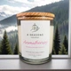 Соевая ароматическая свеча Mountain Pine, 200 мл, деревянный фитиль, ручная работа, 40ч - изображение 1