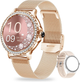 Женские смарт-часы NiKa Rosegold с GPS, SOS и украинским языком - изображение 1