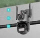 Вулична поворотна WIFI камера Dual Lens 8MP із сиреною (13222), - зображення 5