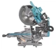 Пила торцювальна з протяжкою акумуляторна Makita LS003GZ01 (305 мм, 107 мм, BL, XGT, DXT, AWS, 28.9 кг, без акумуляторів та зарядного пристрою) - зображення 4
