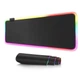 Большой RGB коврик для игровой мышки и клавиатуры с подсветкой 80x30 см - изображение 1