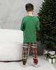 Детская новогодняя пижама для мальчика Love- Family look для семьи зеленая 110-116 - изображение 5